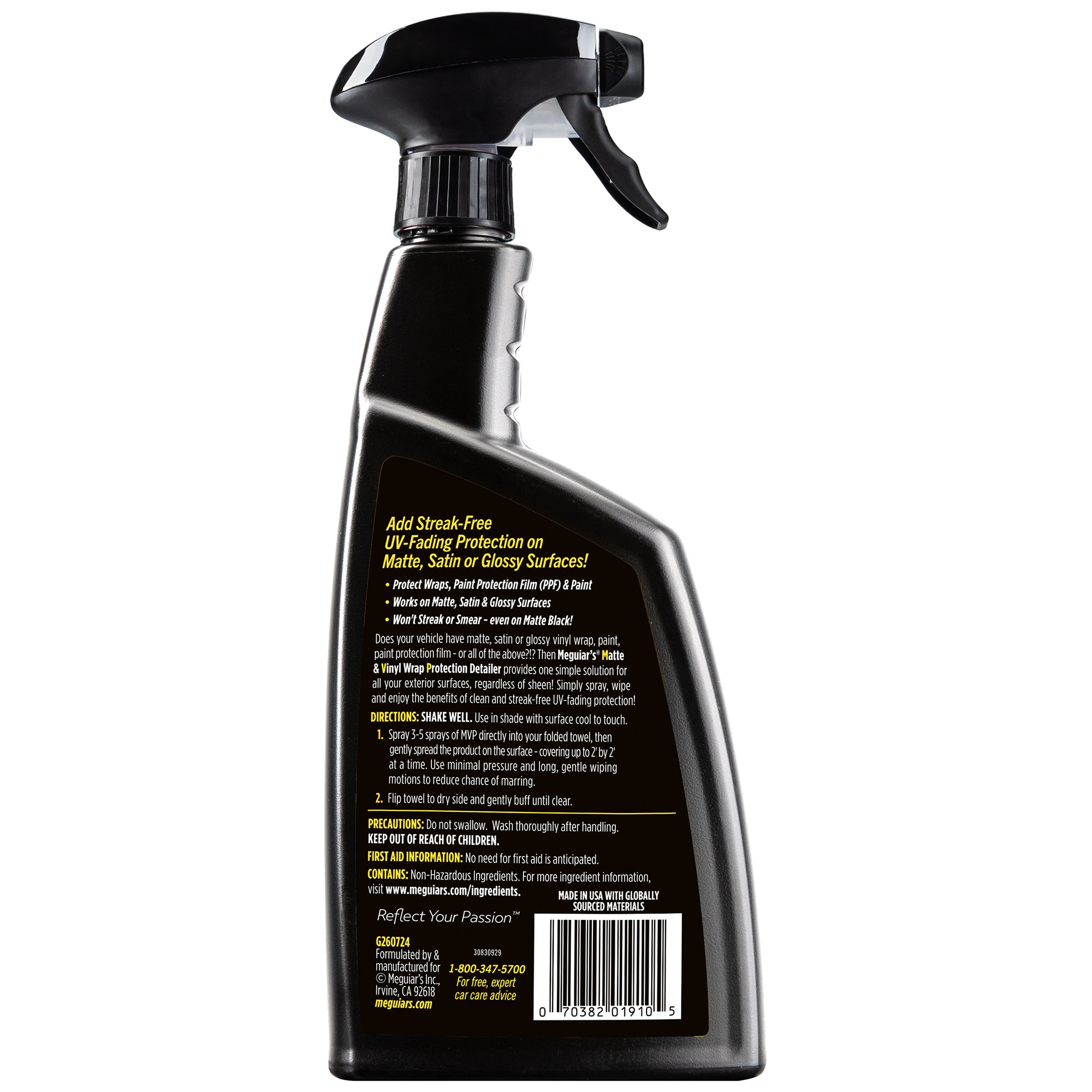 Meguiar's MVP (Matte/Vinyl/Protection) Detailer - 24 oz.