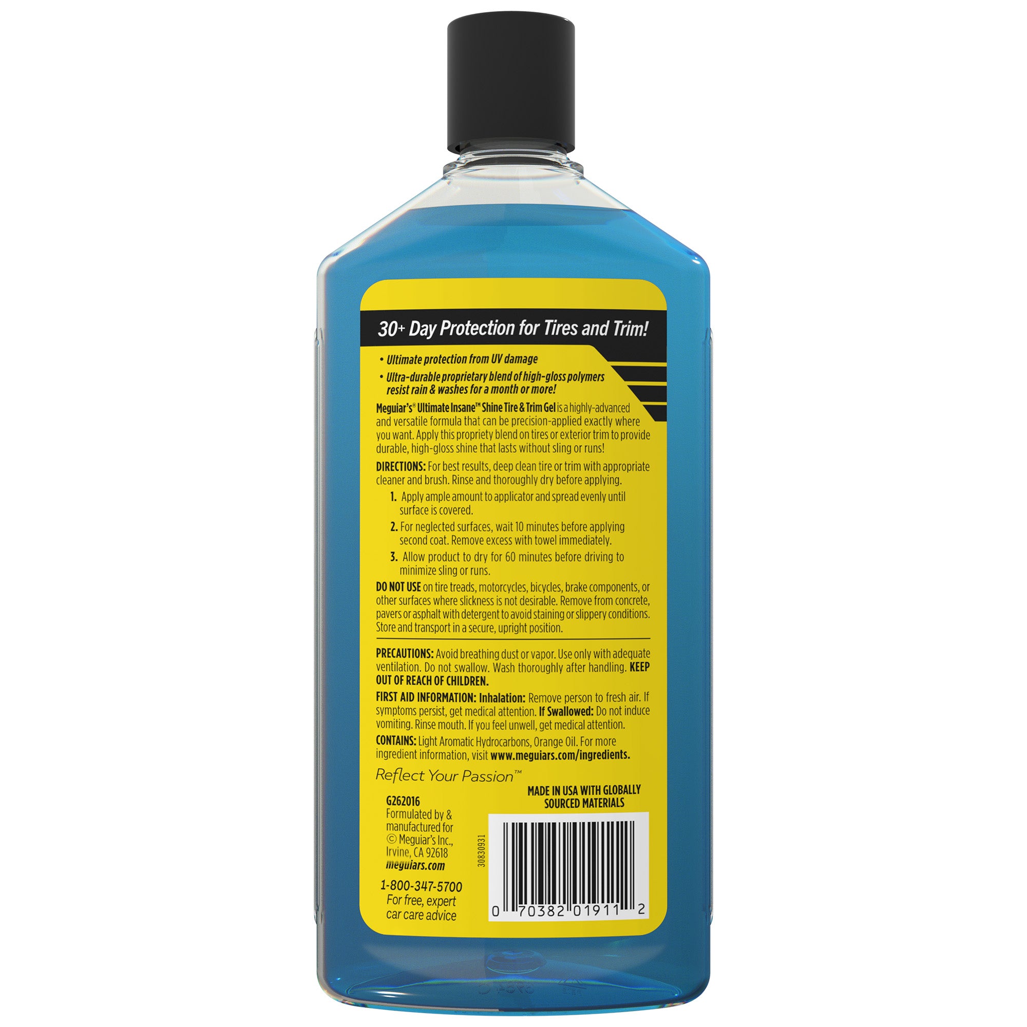Meguiar's Ultimate Insane Shine Tire & Trim Gel - 16 oz | G262016