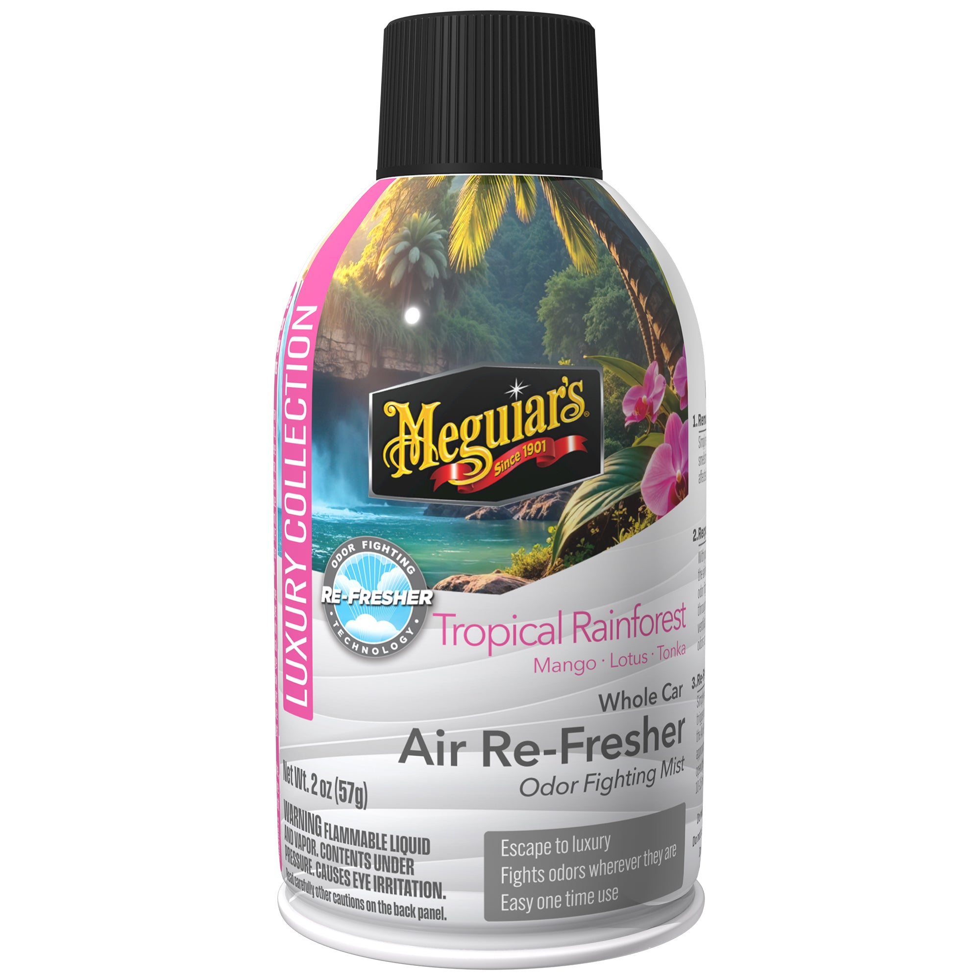 Meguiar's Whole Car Air Refresher Odor Eliminator - Tropical Rainforest Scent