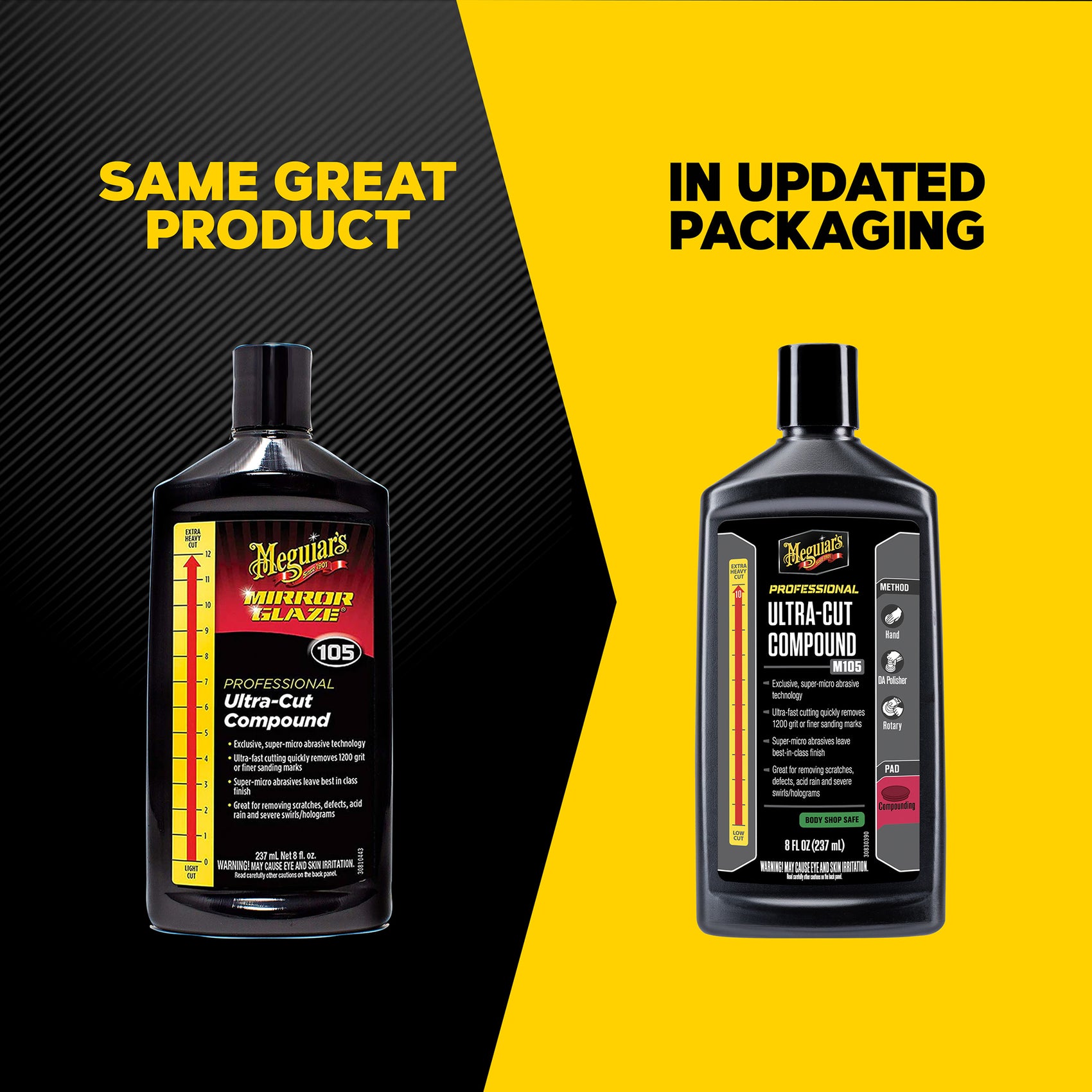 Meguiar's Ultra Cut Compound, M105 - 8 oz.