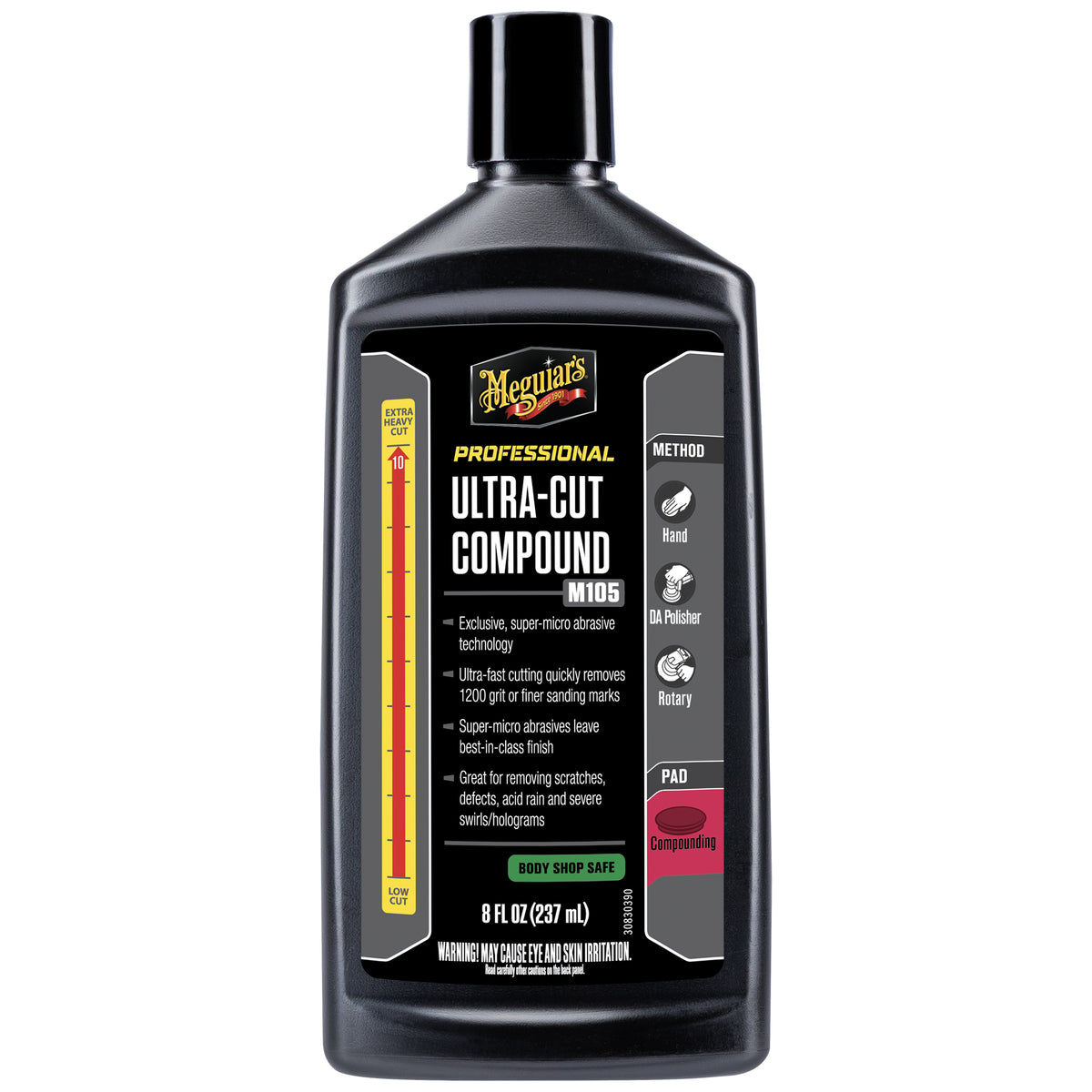 Meguiar's Ultra Cut Compound, M105 8 oz.