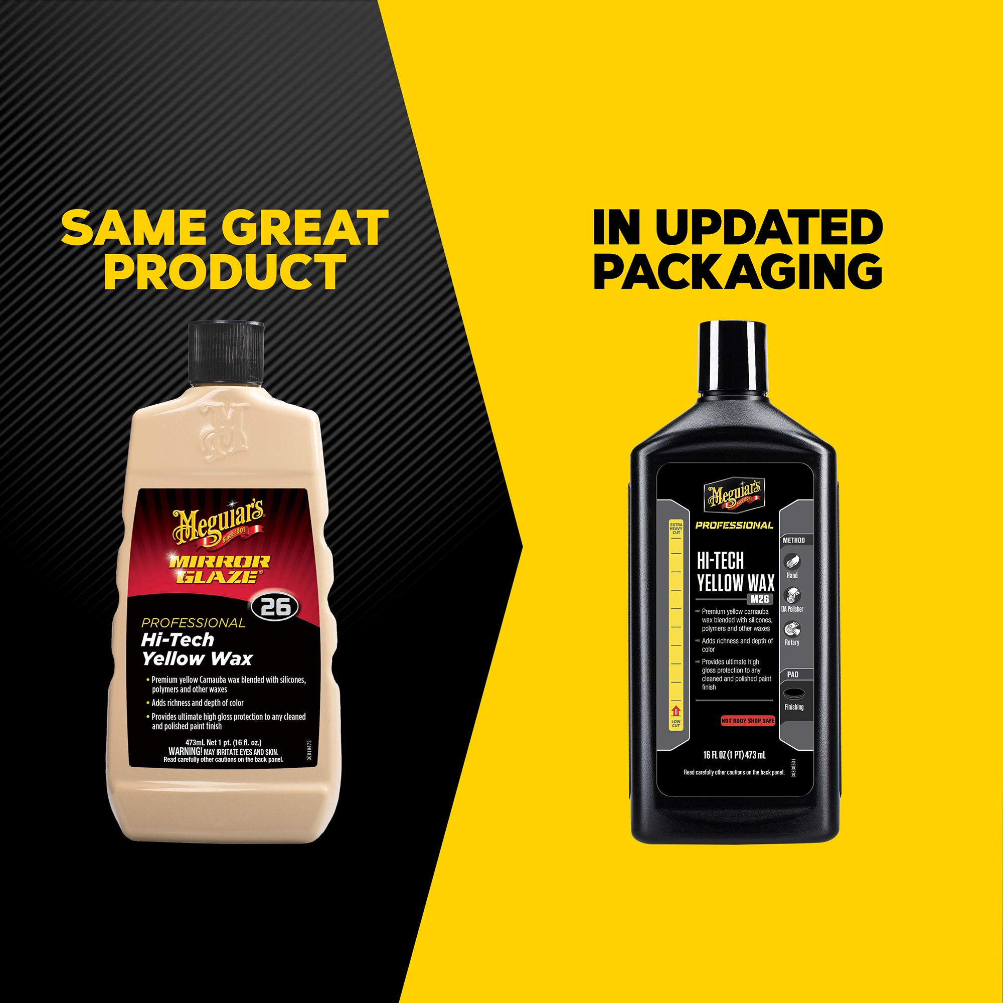 megu Meguiar's HiTech Yellow Wax, M26 - 16 oz.