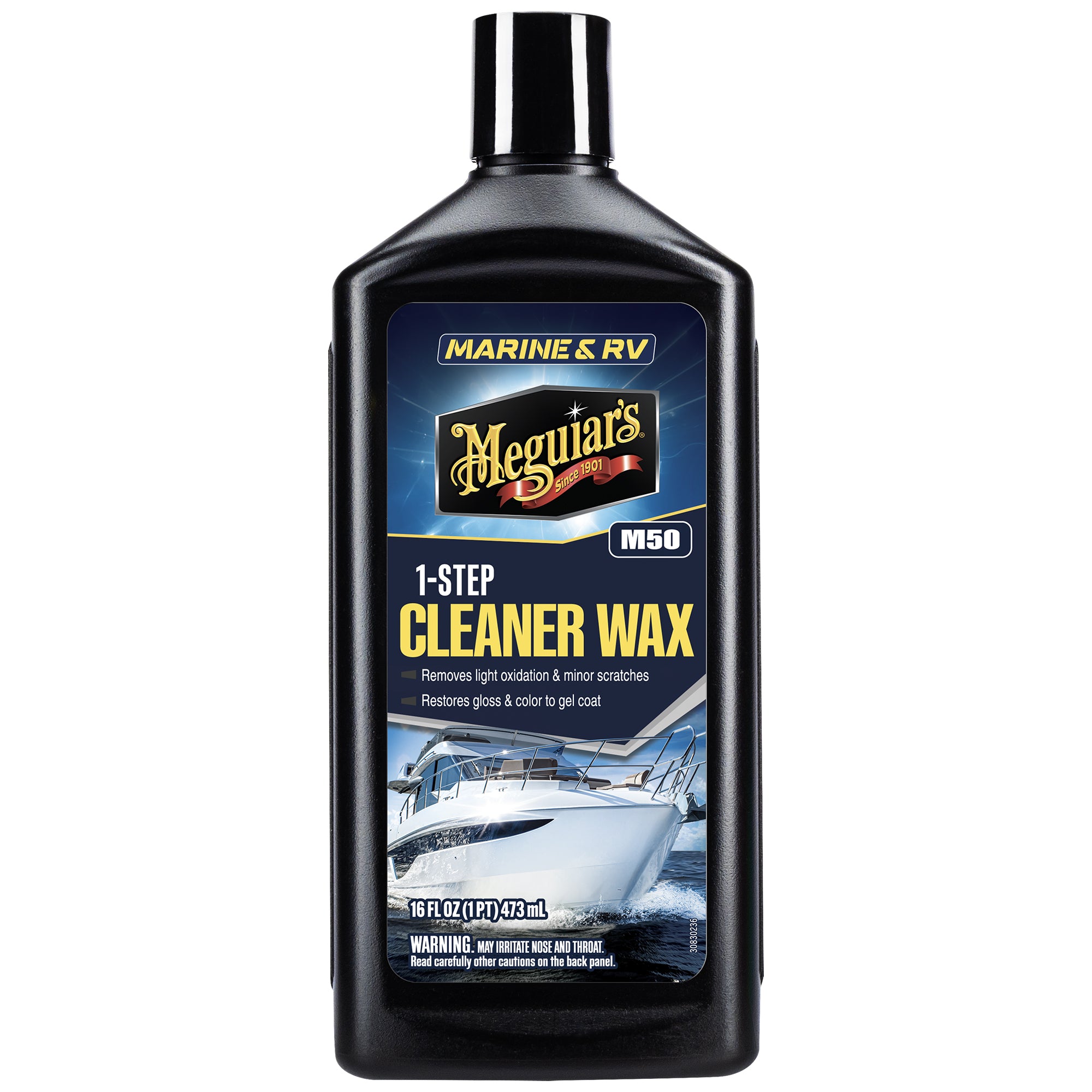 Meguiar's Marine/RV One Step Cleaner Wax, #50 - 16 oz.