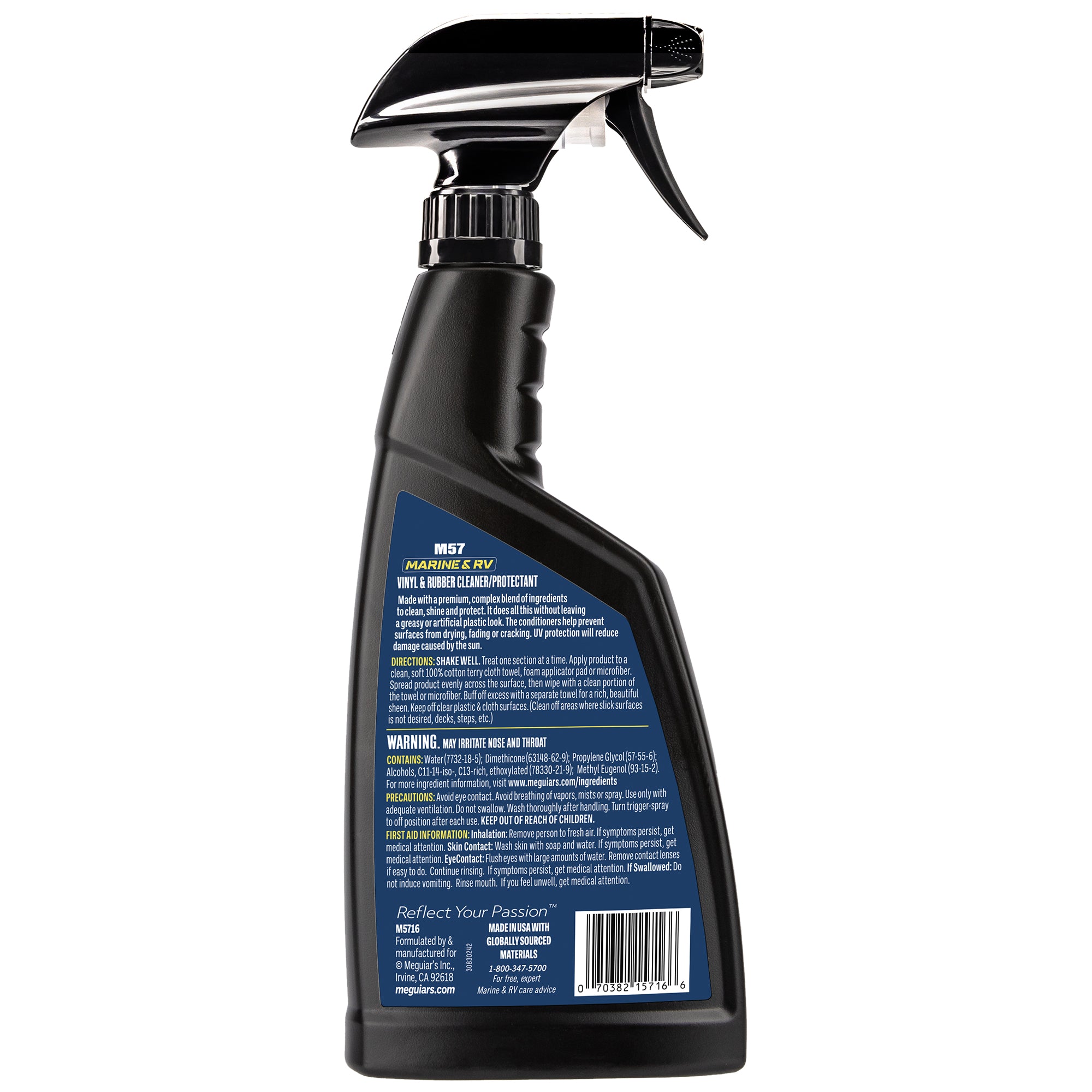 Meguiar's Marine/RV Vinyl & Rubber Cleaner/Conditioner, #57 - 16 oz.