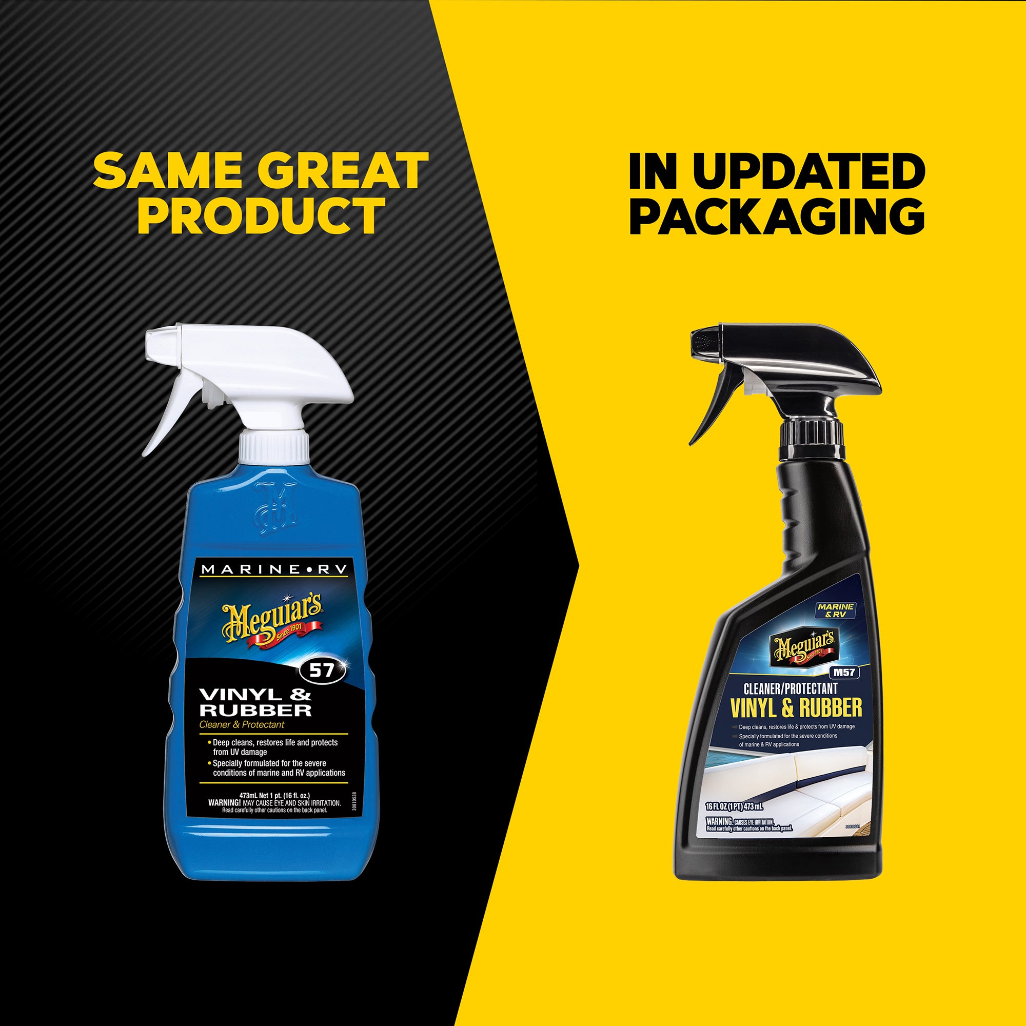 Meguiar's Marine/RV Vinyl & Rubber Cleaner/Conditioner, #57 - 16 oz.