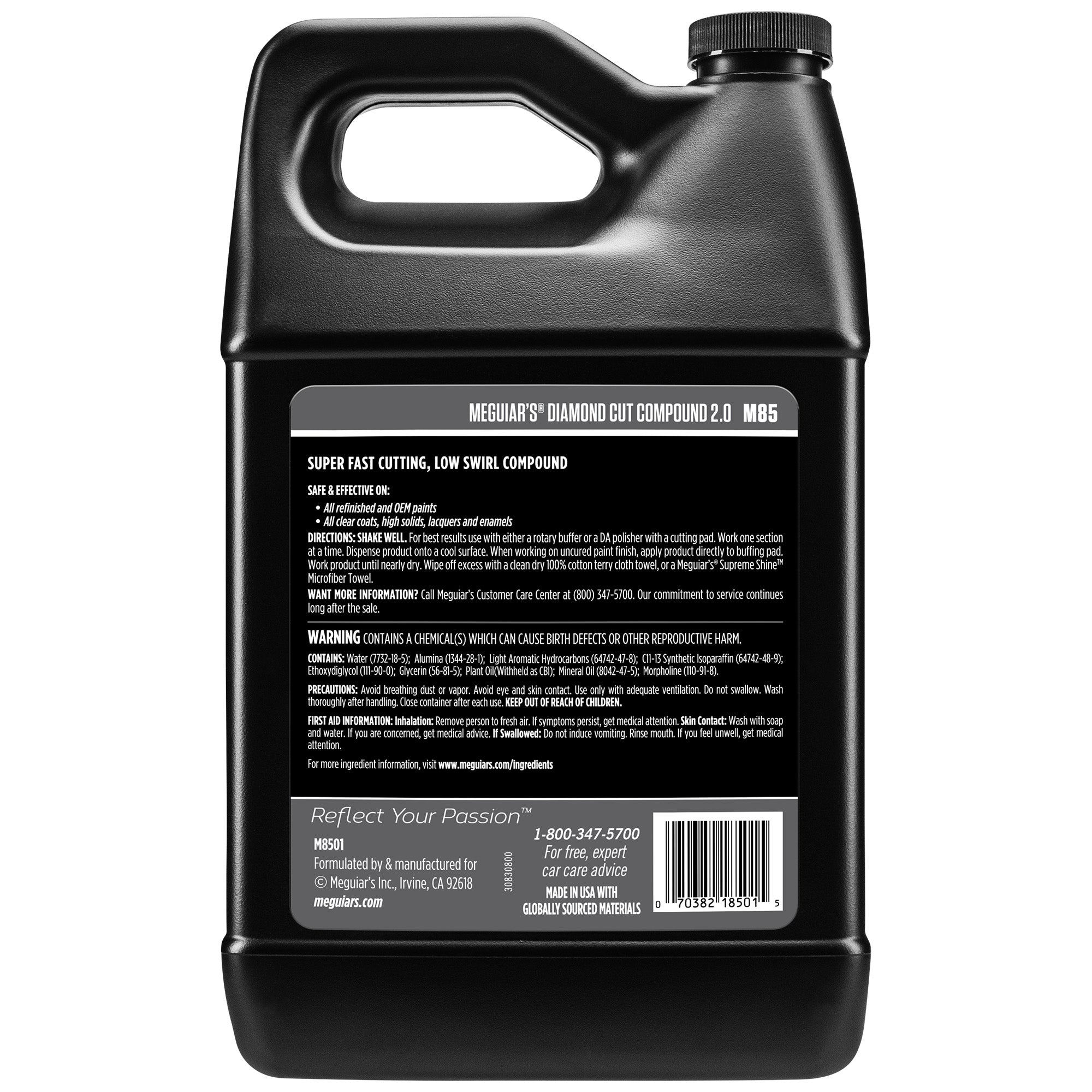 Meguiar's Professional Diamond Cut Compound 2.0 M85 - 1 gal