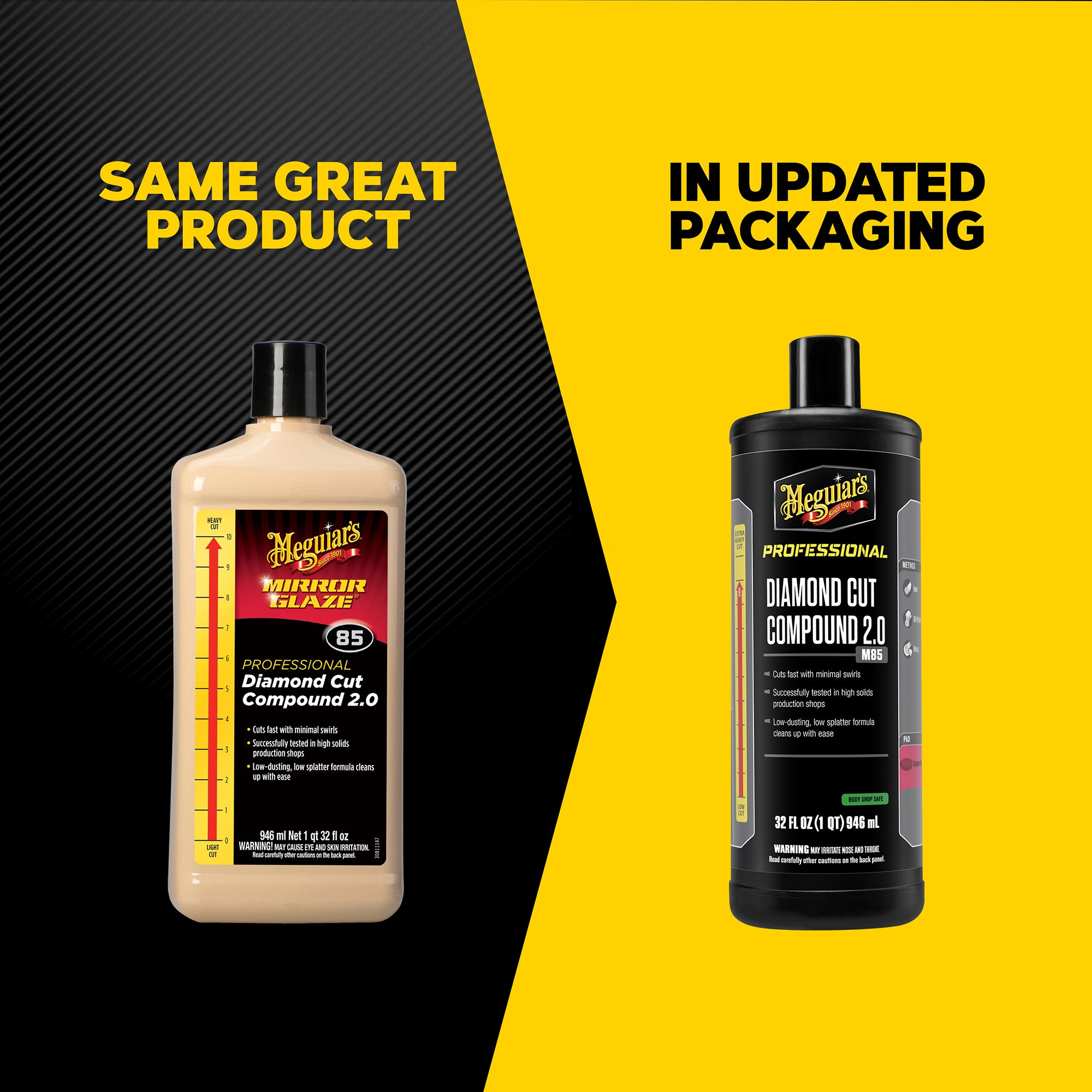 Meguiar's Diamond Cut Compound 2.0, M85 - 32 oz.
