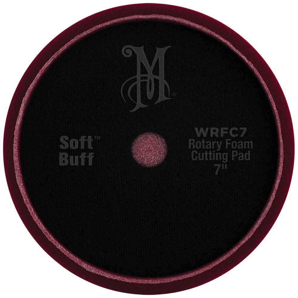 Meguiar's Soft Buff Rotary Foam Cutting Pad - 7", Red