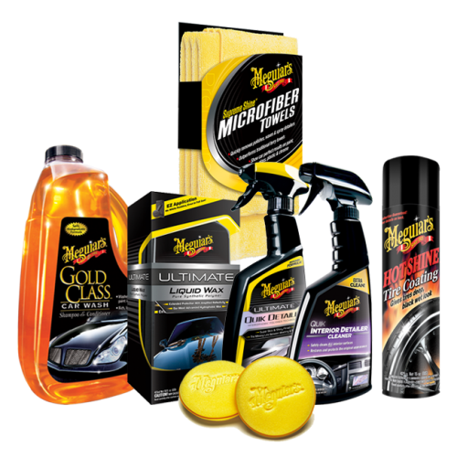  Meguiar's Complete Car Care Kit with Gold Class Car Wash, 1  Gallon + Supreme Shine Microfiber Cloths (3 Pack) + Water Magnet Drying  Towel : Automotive
